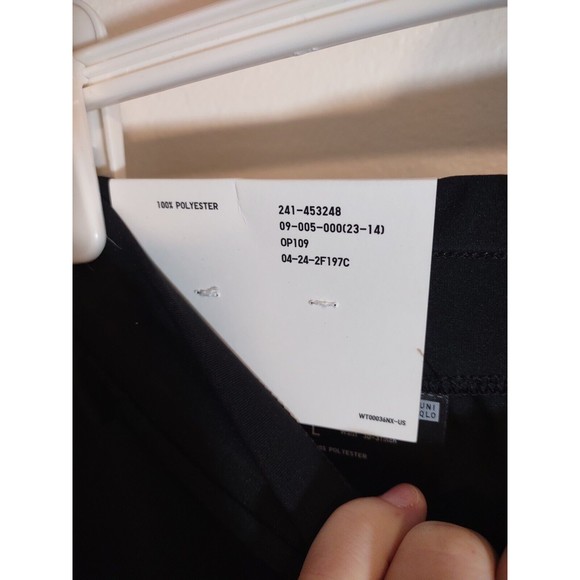 Uniqlo Women's L Black Skirt A Line Stretch Performance Basic Workwear NWT - Picture 5 of 9